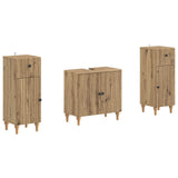 2 Piece Bathroom Cabinet Set ALKMAAR Artisan Oak 3417998