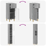 3 Piece Bathroom Cabinet Set ARNHEM Engineered Wood 3417852