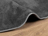 Rug OVIEDO Short Pile Anthracite 200 cm 375481