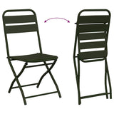 Garden Folding Chair Folding 2 pcs Green 42 x 52 x82cm 42002937