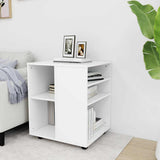 Storage Cabinet White Engineered wood Medium Sleek 808458