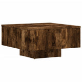 Coffee Table Smoked Oak 60x60x31.5 cm Engineered Wood 815837