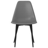 Dining Chairs 2 pcs Grey PP 338046