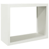 Firewood Rack White 100x40x80 cm Steel 850976