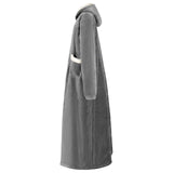 Blanket Hoodie Dark Grey M Fleece and Flannel 42017191