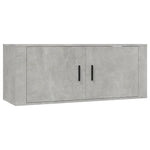 7 Piece TV Cabinet Set Concrete Grey Engineered Wood 3188666