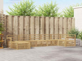Outdoor Sofa Set 7 pcs White 3392179
