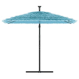 Garden Parasol with Steel Pole Blue 246x246x230 cm 4005075