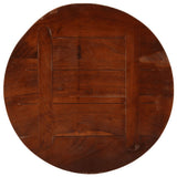 Table Top 60x3.8 cm Round Solid Wood Reclaimed 370025