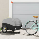 Bike Trailer Black and Grey 45 kg Iron 94154
