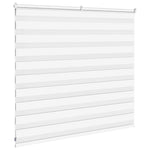 ZNTS Zebra Blind White 160x100 cm Fabric Width 155.9 cm Polyester 4014741
