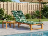 Sunlounger Cushion GEMERT 100% Polyester Leaf Pattern 948523