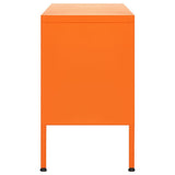 TV Cabinet Orange 105x35x50 cm Steel 336228