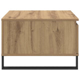 Coffee Table Artisan Oak 55 x 55 x 36.5 cm Engineered Wood 881664