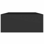 Wall-mounted Drawer Shelves 2 pcs Black 40x23.5x10cm MDF 330244
