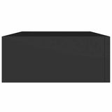 Wall-mounted Drawer Shelves 2 pcs Black 40x23.5x10cm MDF 330244