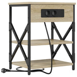 Bedside Cabinet Sonoma Oak 41 x 31 x 51 cm Engineered Wood 859517