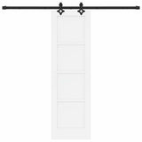 Sliding Door ORKDAL White 61 x 198.5 cm Solid Pine Wood 3333633