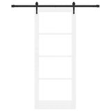 Sliding Door Manual White 86 x 211 cm Wood and metal 3332342