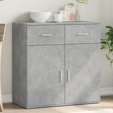 Sideboard Concrete Grey 79x38x80 cm Engineered Wood 840523