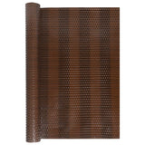 Balcony Screen Brown and Black 500x90 cm Poly Rattan 156257
