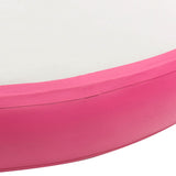 Inflatable Gymnastic Mat with Pump 100x100x15 cm PVC Pink 92706