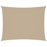Sunshade Sail Oxford Fabric Rectangular 5x6 m Beige 135164