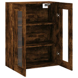 Wall Mounted Cabinet Smoked Oak 69.5x34x90 cm 828497