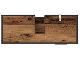Bathroom Furniture Set with Door 2 pcs Old Wood Engineered Wood 3402320