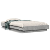 Bed Frame without Mattress Concrete Grey 90x200 cm 3281213