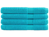 Premium Towels SOLUND 4 pcs Turquoise 100x200 cm 600 gsm 137462