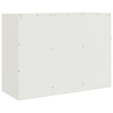 Sideboard White 99x39x73 cm Steel 841726