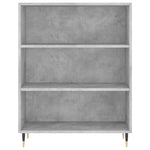 Highboard Concrete Grey 69.5x34x180 cm Engineered Wood 3198709