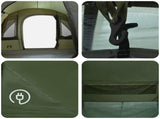 Tunnel Tent Olive Green 400 x 260 x 200 cm Polyester and Steel 42029035