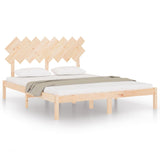 Bed Frame without Mattress 160x200 cm Solid Wood 3104878