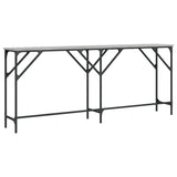 Console Table Grey Sonoma 180x29x75 cm Engineered Wood 837765