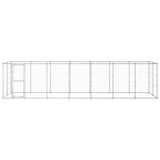 Outdoor Dog Kennel Galvanised Steel 16.94 m 3082310