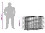 Gabion Raised Bed Silver 42033327