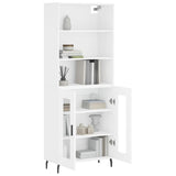 Highboard White 69.5x34x180 cm Engineered Wood 3189333
