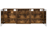Bathroom Cabinet Set 3 pcs 120 x 10.5 x 60.5 cm Engineered wood 3403732