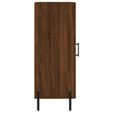 Sideboard Brown Oak 34.5x34x90 cm Engineered Wood 828555
