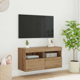 TV Wall Cabinet Artisan Oak 80 x 30 x 40 cm Engineered Wood 882979