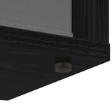 Lowboard with Drawer Black Oak 102 x 32 x 48.5 cm 8000589
