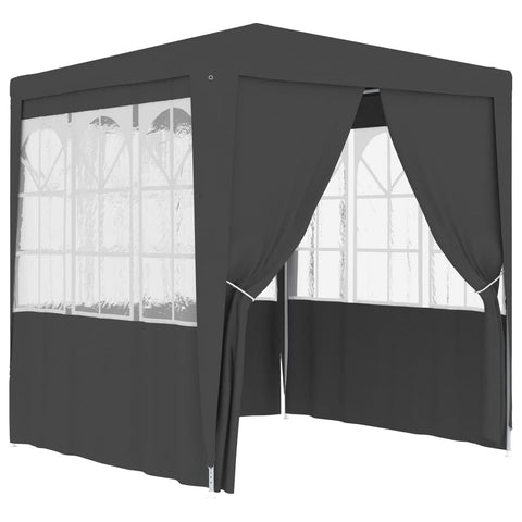 ZNTS Professional Party Tent Side Walls 2.5x2.5 m Anthracite 90 g/m² 48533