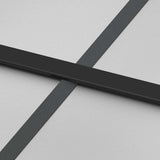 Sliding Door with Hardware Set Black 90x205 cm ESG Glass 3375871