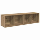 TV Cabinet Set Wall-mounted 2 pcs Artisan Oak 37 x 35 x 72 cm 3393521