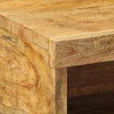 Wall-mounted TV Cabinet 60x30x19 cm Solid Rough Wood Mango 4017473