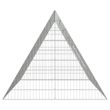 Rabbit Cage Silver 215 x 100 x 85 cm Galvanised Steel 42019229