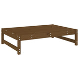 Garden Footstool Honey Brown 120x80 cm Solid Wood Pine 825712