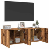 TV Cabinets Wall-mounted 2 pcs Old Wood 60x30x41 cm 857663